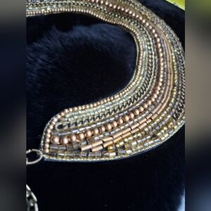 Elegant Beaded BoHo Necklace Vintage Look